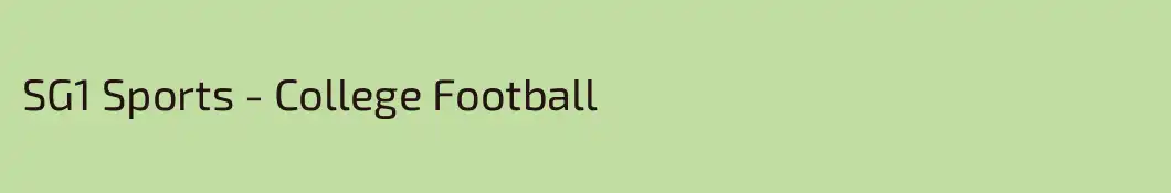 SG1 Sports - College Football